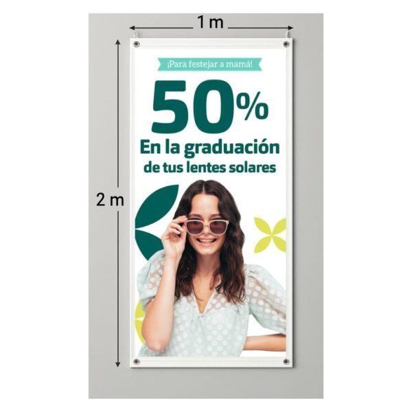 Lona personalizada (2m x 1m) - Image 2