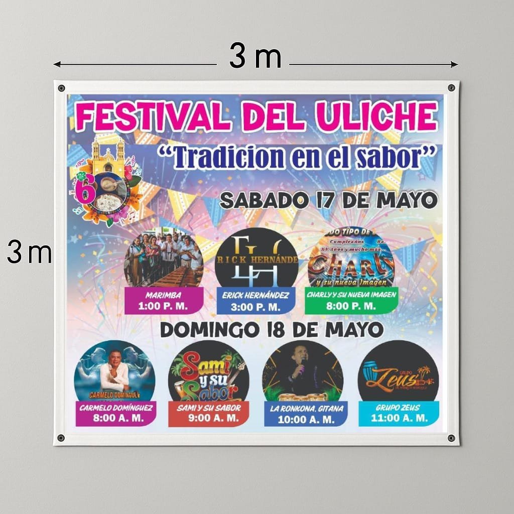 Lona personalizada (3m x 3m) - Image 2